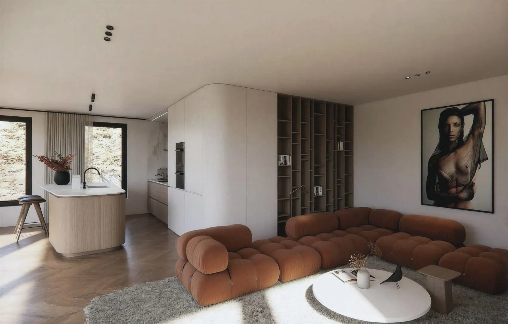 ELDI, inrichting penthouse, Zandhoven