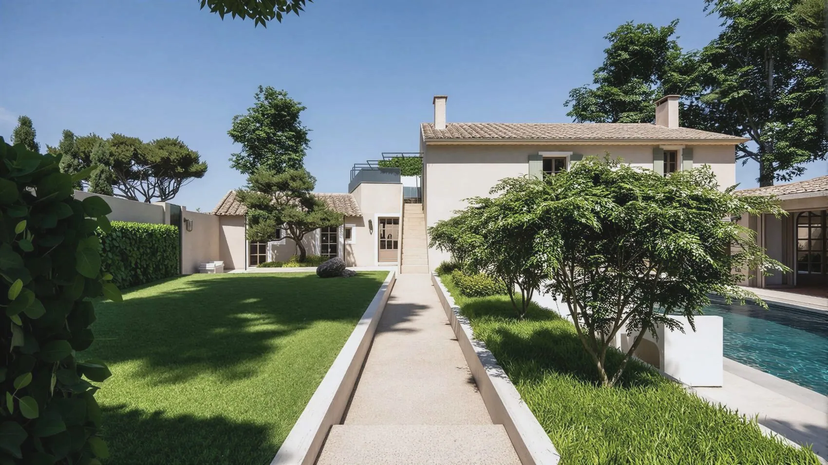 EYGA, renovatie provençaalse villa, Eygalières, FR