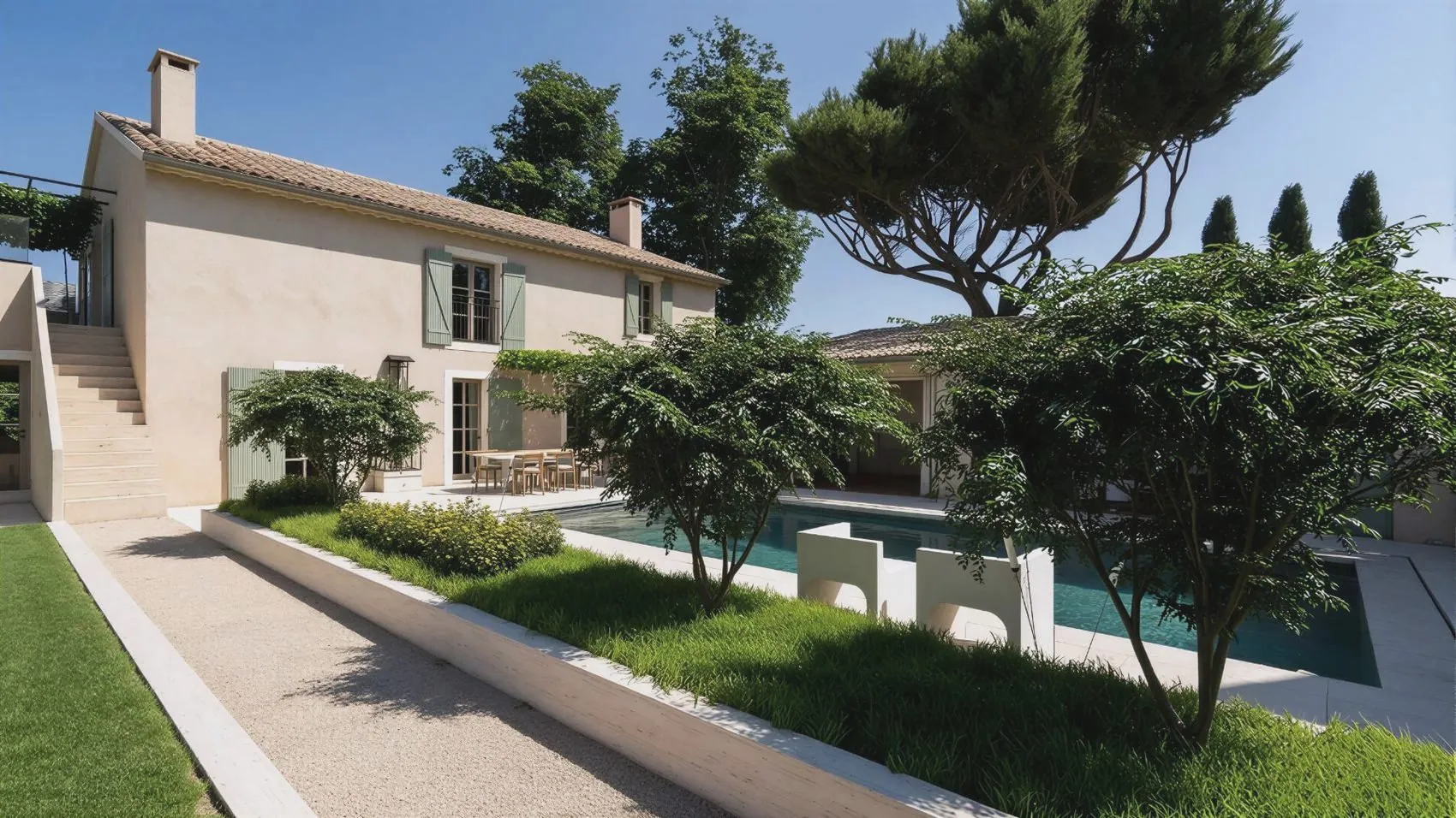 EYGA, renovatie provençaalse villa, Eygalières, FR