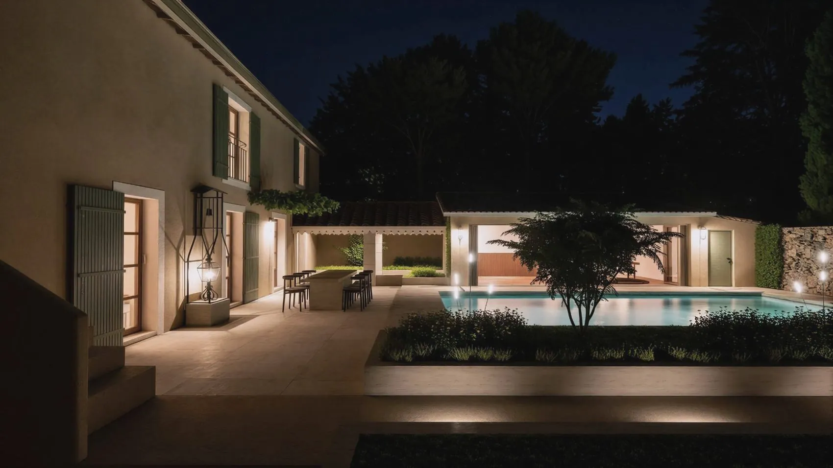 EYGA, renovatie provençaalse villa, Eygalières, FR