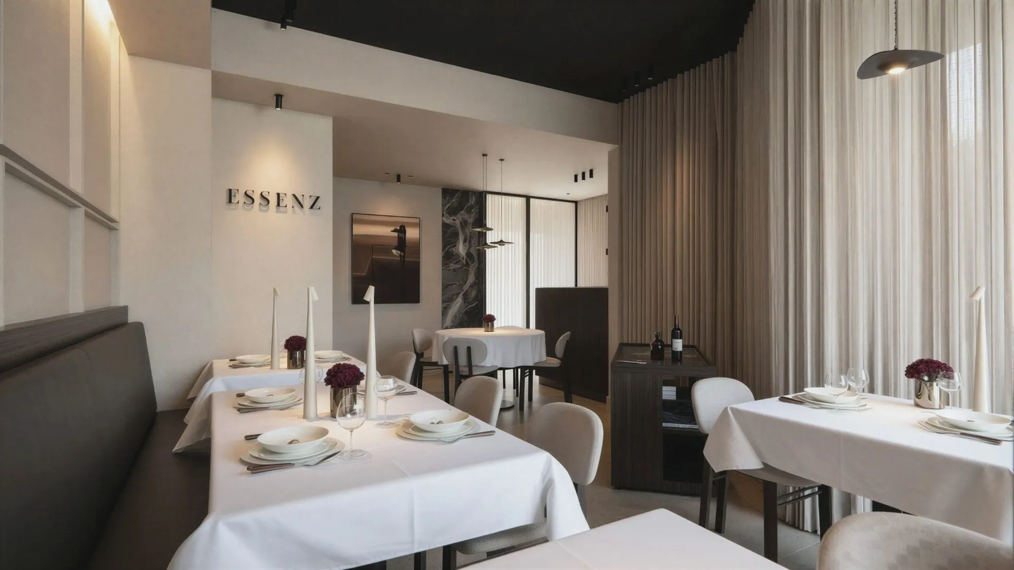 ESSENZ, concept en interieur restaurant, Antwerpen