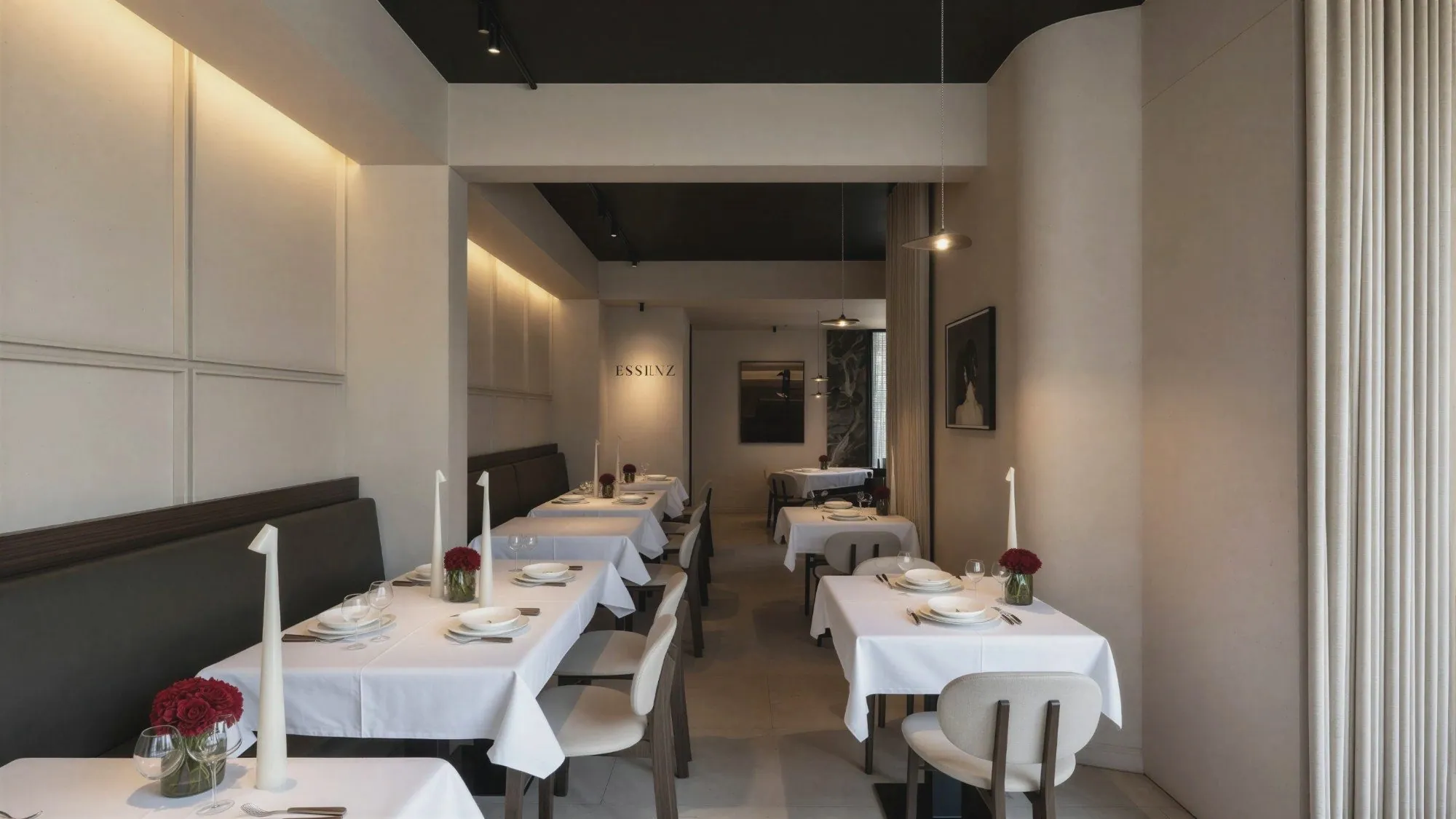 ESSENZ, concept en interieur restaurant, Antwerpen