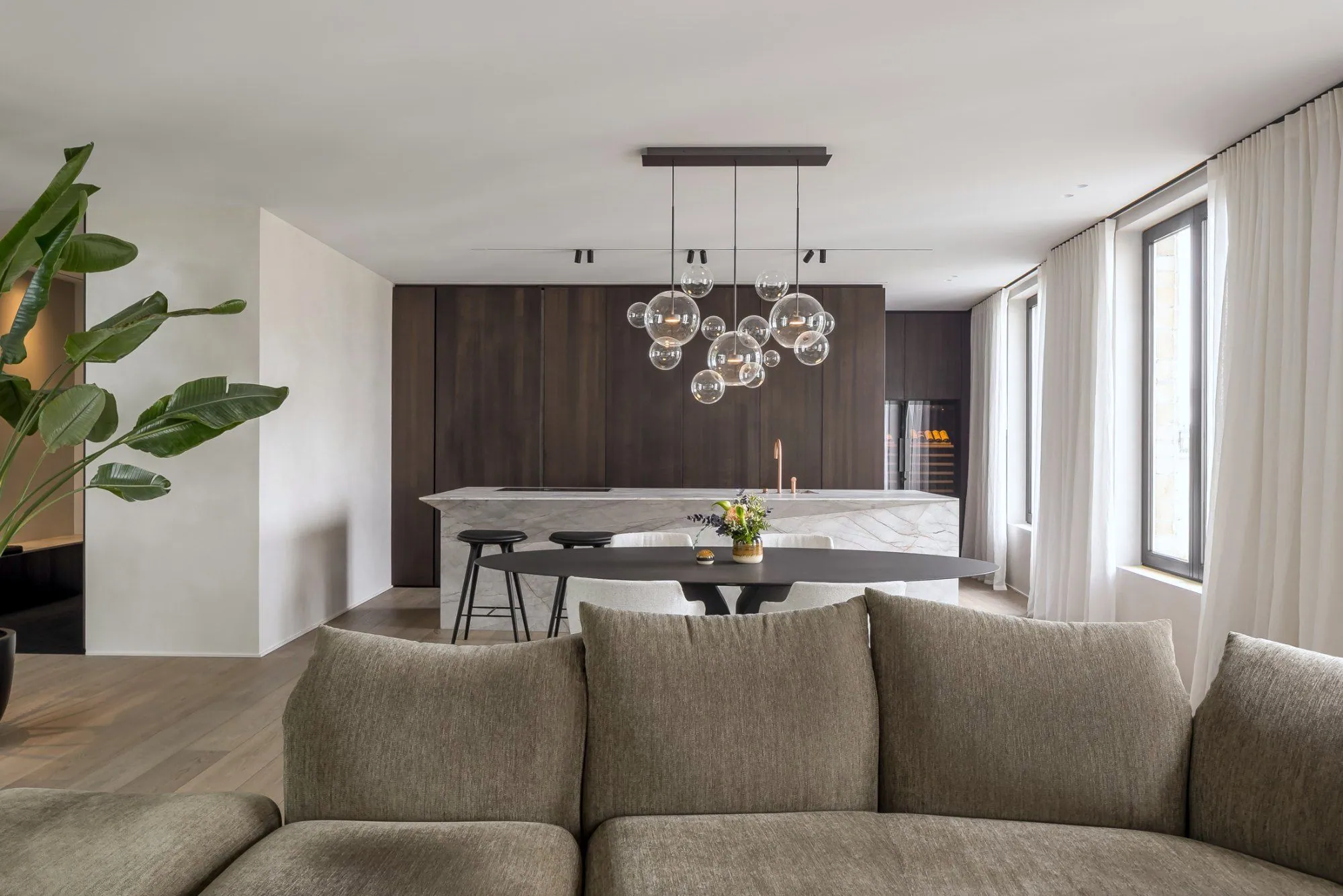 GROEN, renovatie duplex penthouse, Antwerpen