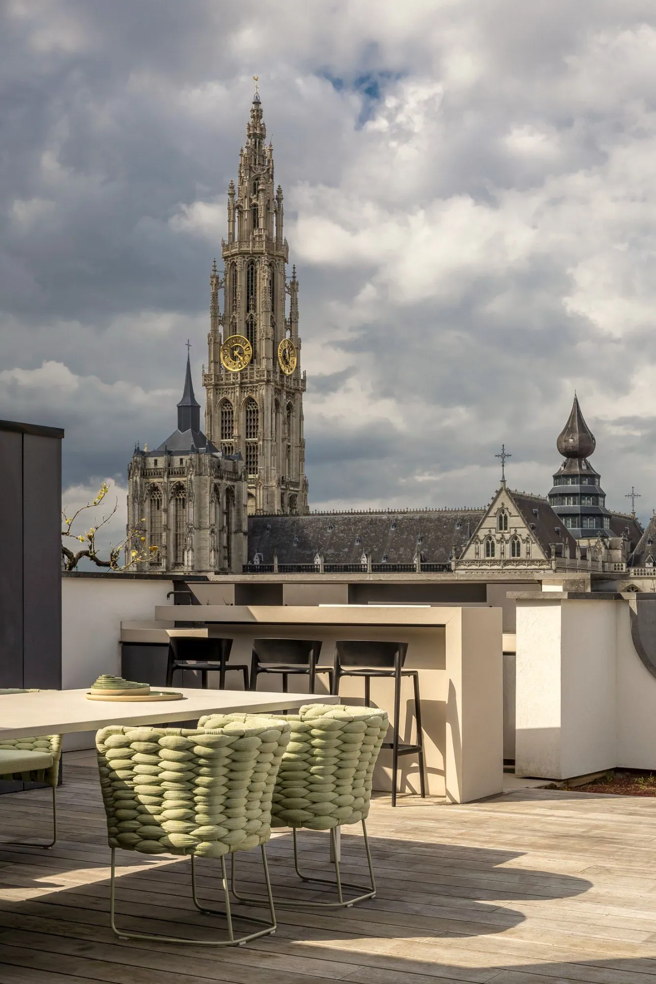GROEN, renovatie duplex penthouse, Antwerpen