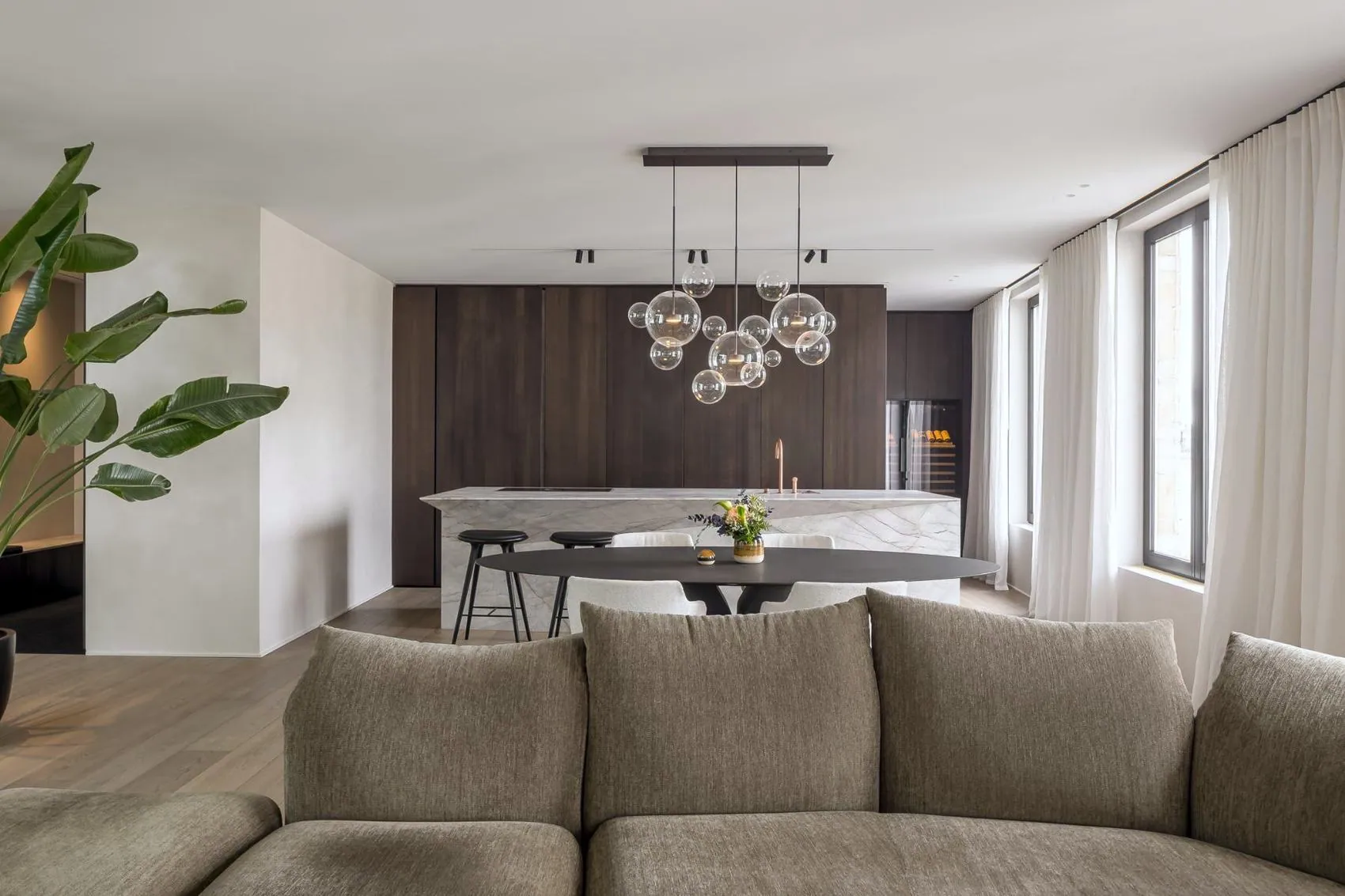 GROEN, renovatie duplex penthouse, Antwerpen