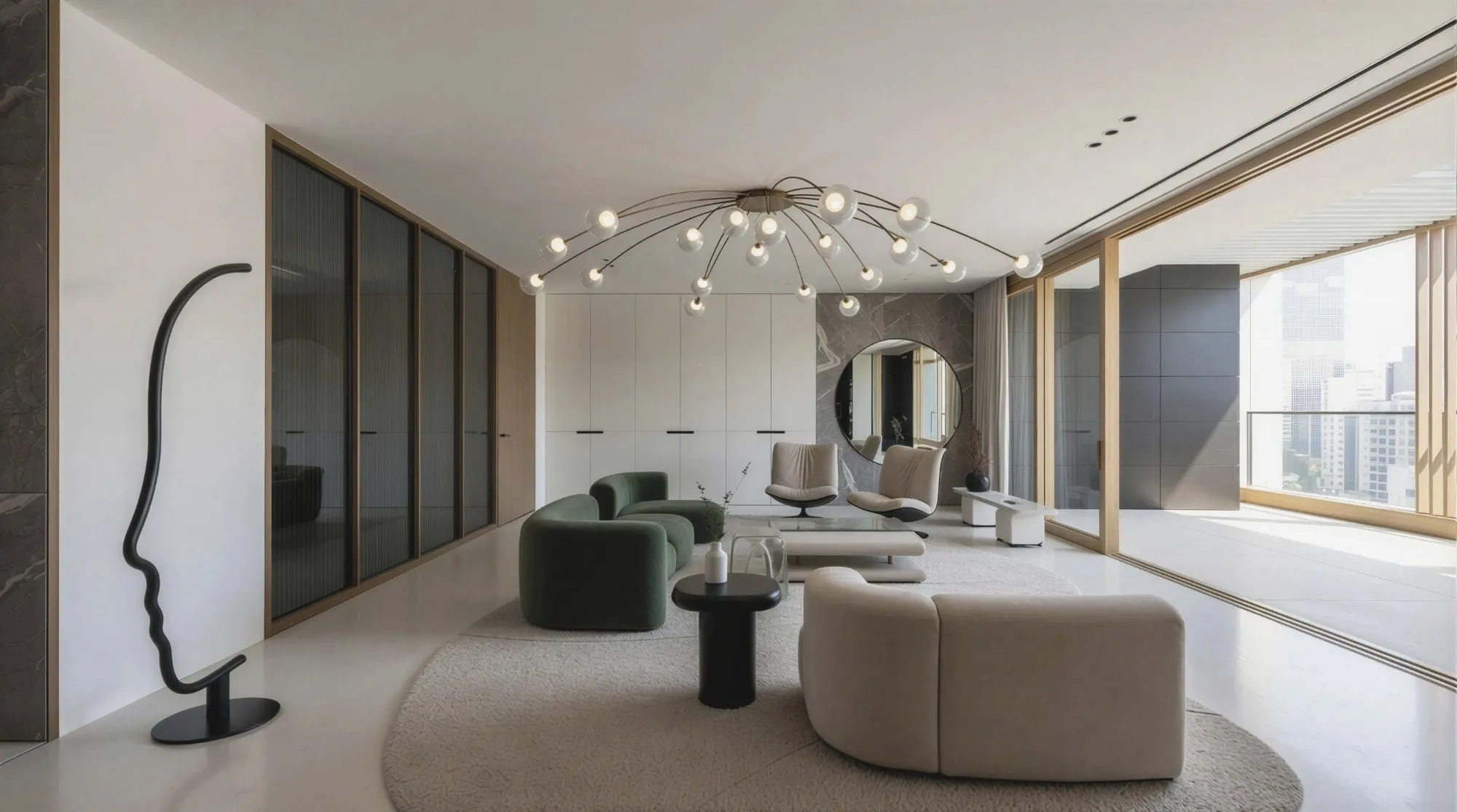 360W, interieurvoorstel appartement, Mumbai, IN