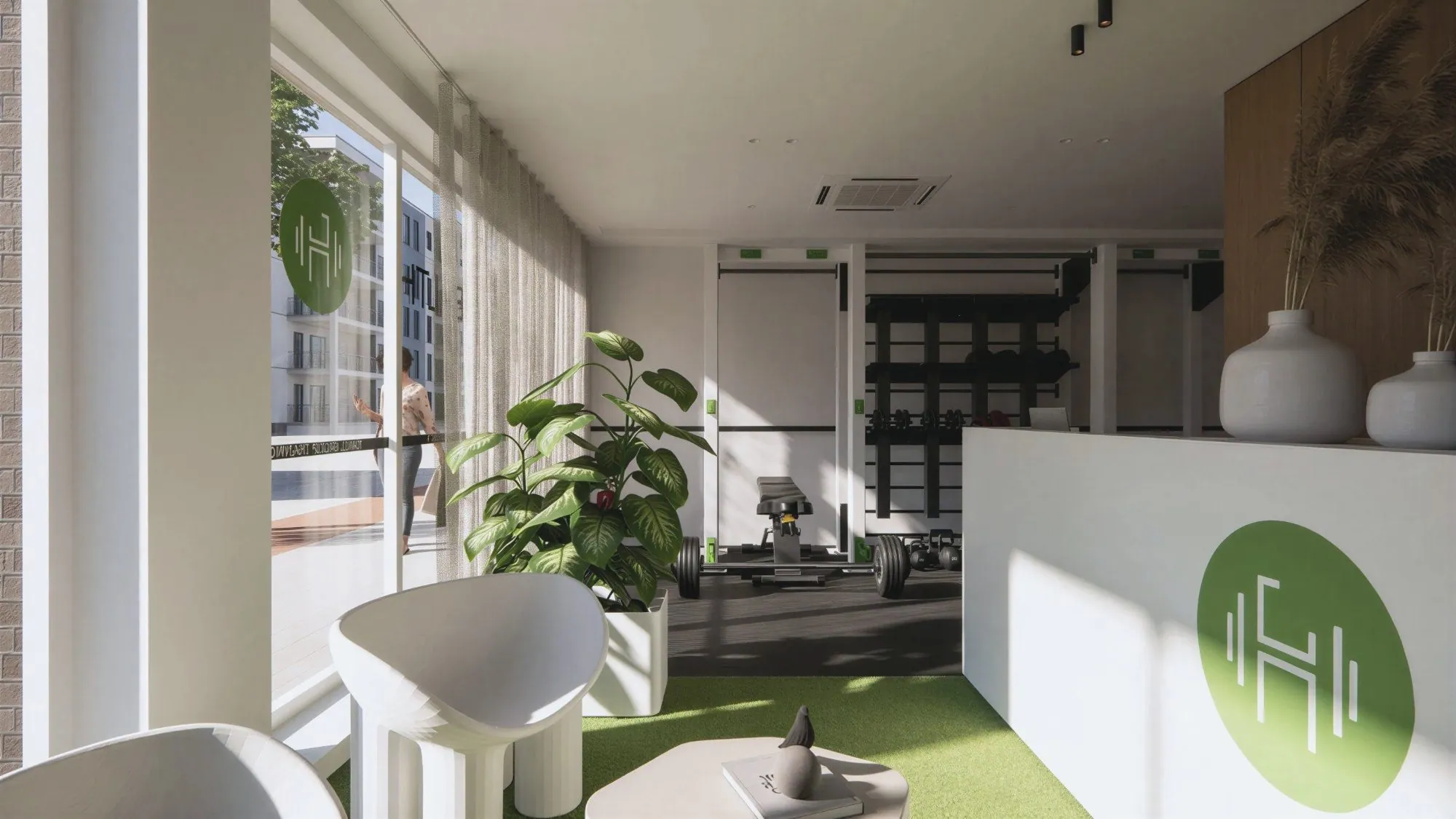 MOVE, renovatie en inrichting fitness- en kinépraktijk, Wilrijk