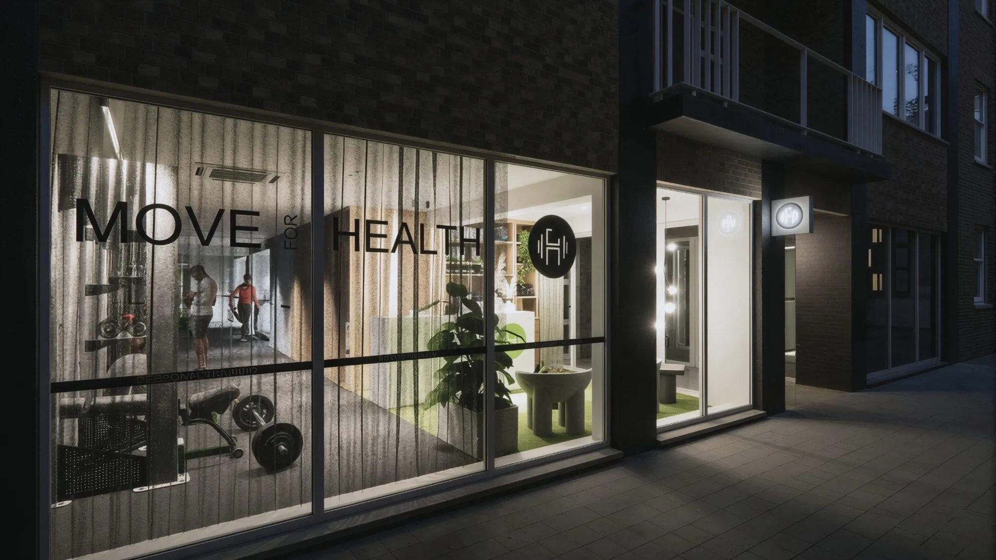 MOVE, renovatie en inrichting fitness- en kinépraktijk, Wilrijk