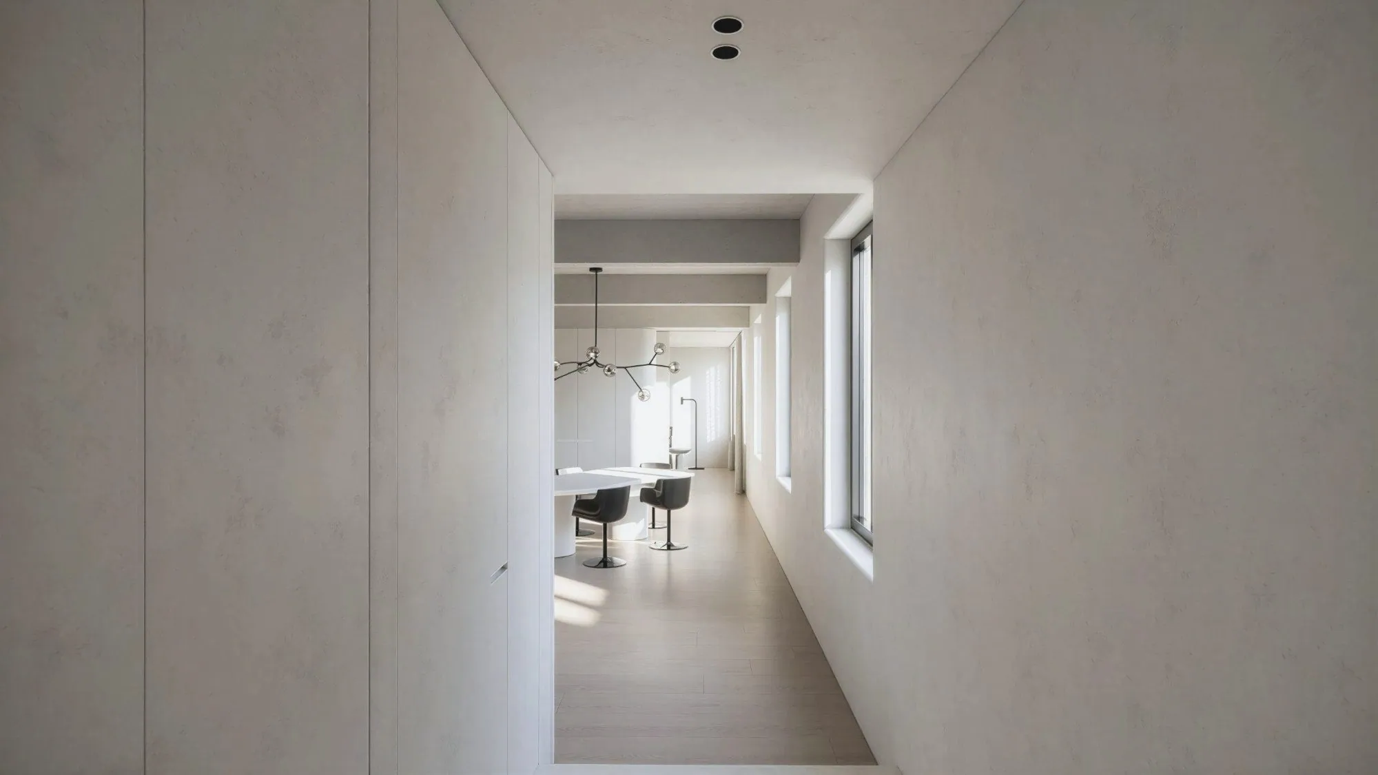 SERG, interieur duplex penthouse, Antwerpen