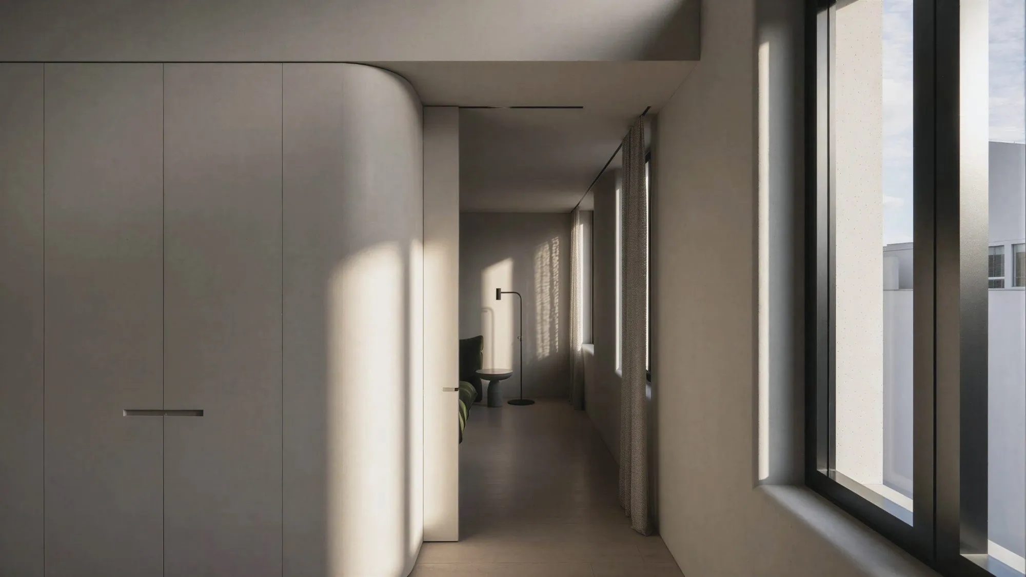 SERG, interieur duplex penthouse, Antwerpen