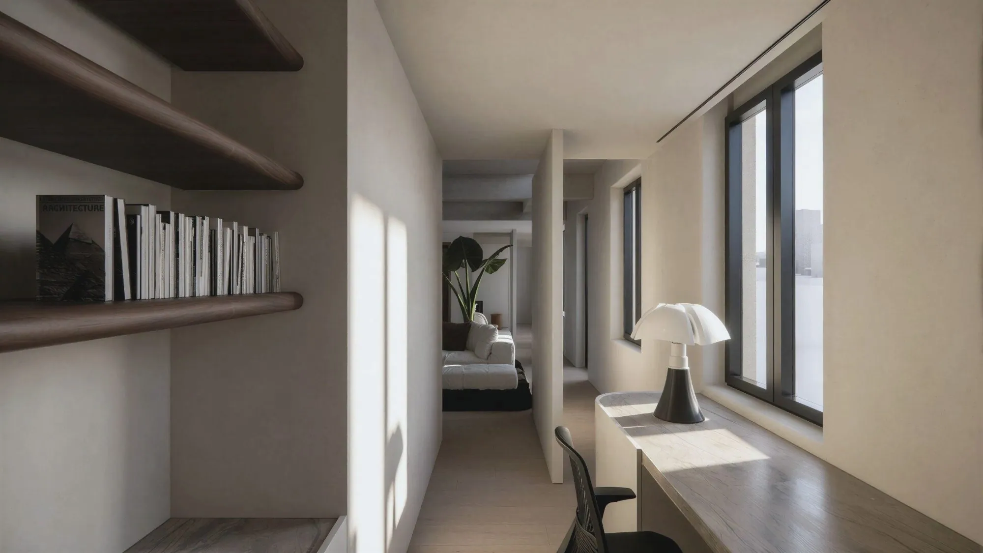 SERG, interieur duplex penthouse, Antwerpen